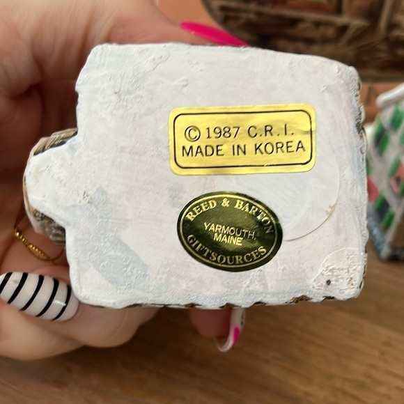 Currier & Ives Winter Homes Ornaments Set of 4 1987 Harry Peters - Picture 4 of 10